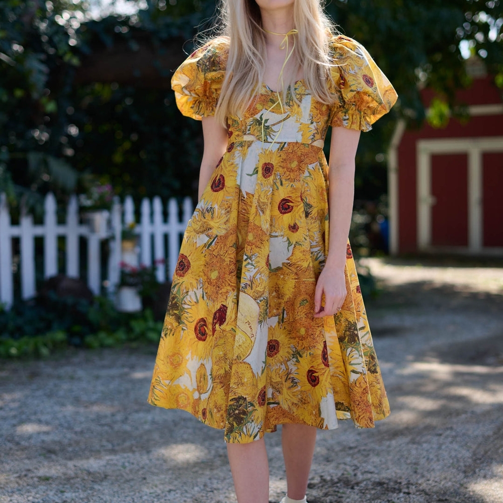 NWT Selkie Sunflower Tea Rose Dress 2X